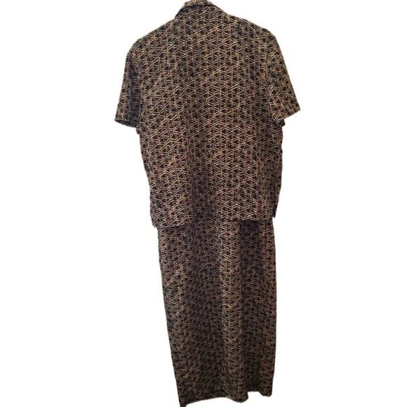 Miss Dorby 2 Piece Set Patterned Sleeveless Dress & Matching Shirt/Jacket - Picture 3 of 8